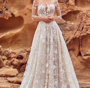robe bohème perles-fleurs-en-dentelle