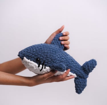 Chonky Shark Plushie in Munnsense Gift Shop