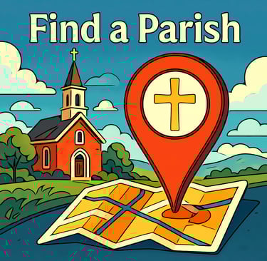 Find a parish. Any parish, And you will reach the heart of the trail