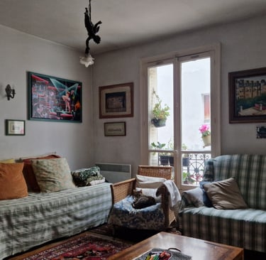 Le salon dans lequel vous revevra Frédérique Hourtoulle-Rollet