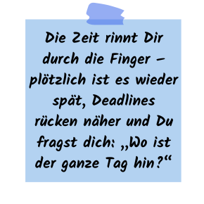 Post-it: Zeitmanagement bei ADHS – keine Kontrolle über Zeit und Deadlines