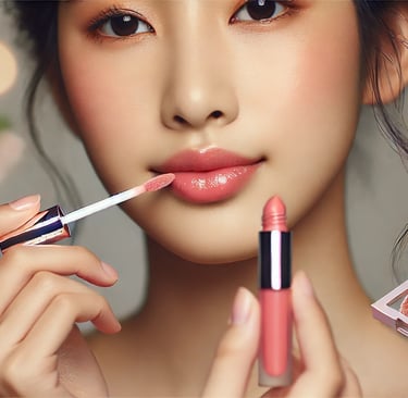 maquiagem simples - batom