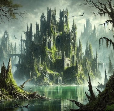 Samazinhold ruins amongst the Ebonhart Forest in Anuheim