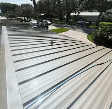 metal roof soft washing broward county fl