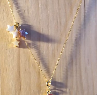Collier doré Disney Ariel Les Couleurs de Lo