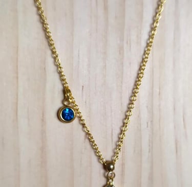 Collier doré Disney Jasmine Les Couleurs de Lo
