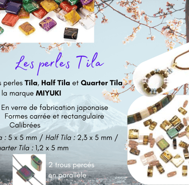 Les perles Tila Les Couleurs de Lo