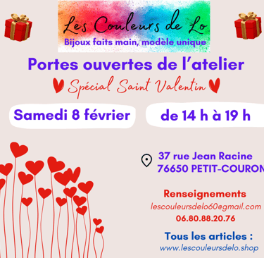 Portes ouvertes Saint Valentin Les Couleurs de Lo