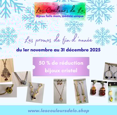 Bijoux Les Couleurs de Lo Les promos de fin d'année