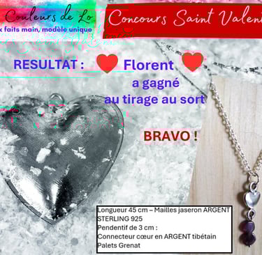Concours Saint Valentin Les Couleurs de Lo