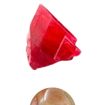 Les pierres naturelles rhodonite translucide-+- Les Couleurs de Lo