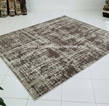 Custom Rugs - Modern contemporary abstract hand-knotted rug / artistic design for stylish interiors