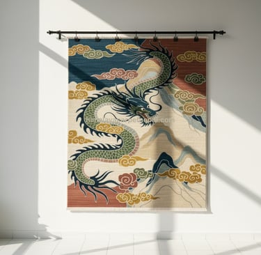 Custom bespoke handmade rugs crafted in Nepal- contemporary wall-hanging- Himalaya Carpet Industries