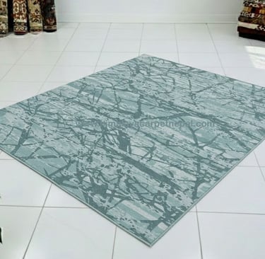 Custom Rugs - Modern contemporary geometric abstract hand-knotted rug for stylish living spaces