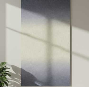 Custom bespoke handmade rugs crafted in Nepal -gradient-shaded-wall-hanging- Himalaya Carpet Industr