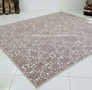 Custom Rugs - Modern contemporary hand-knotted rug in neutral tones for stylish living spaces
