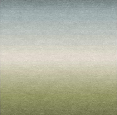 Custom contemporary shaded gradient rug with smooth color transitions and modern design