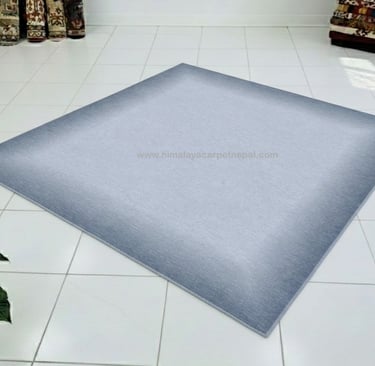 Custom rugs-gradient abstract hand-knotted rug with ombre center tones