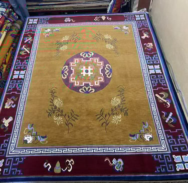 High quality Handmade Carpets: 100-Knot Wool from Nepal