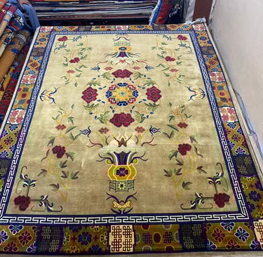 High quality Handmade Carpets: 100-Knot Wool from Nepal