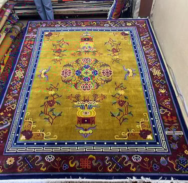 High quality Handmade Carpets: 100-Knot Wool from Nepal