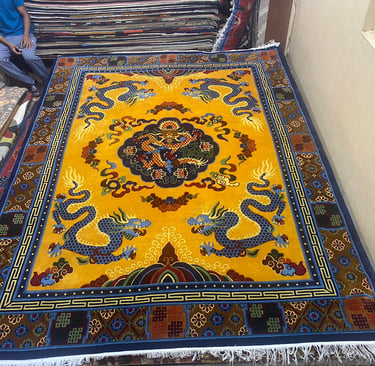 High quality Handmade Carpets: 100-Knot Wool from Nepal