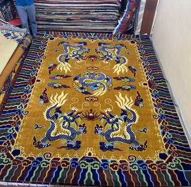High quality Handmade Carpets: 100-Knot Wool from Nepal
