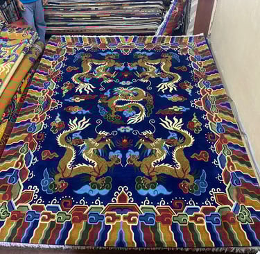 High quality Handmade Carpets: 100-Knot Wool from Nepal