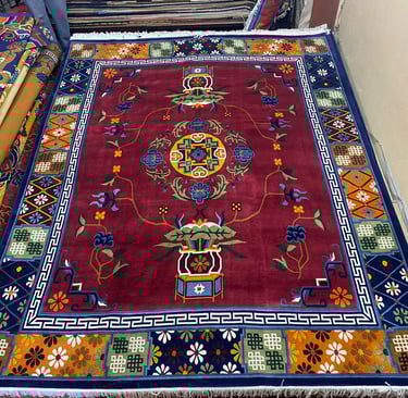 High quality Handmade Carpets: 100-Knot Wool from Nepal