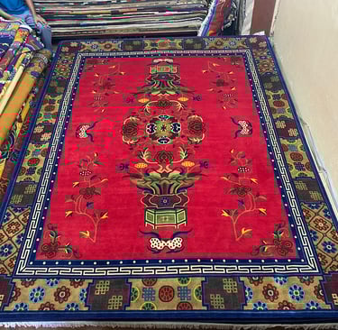 High quality Handmade Carpets: 100-Knot Wool from Nepal