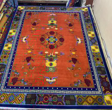High quality Handmade Carpets: 100-Knot Wool from Nepal