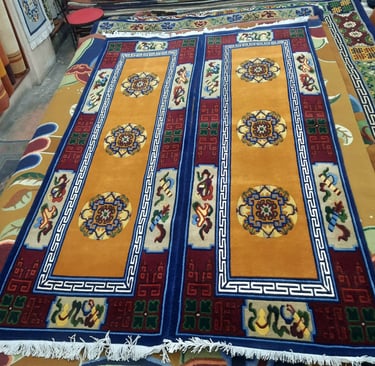 High quality Handmade Carpets: 100-Knot Wool from Nepal