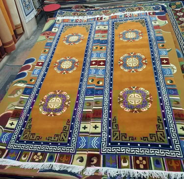 High quality Handmade Carpets: 100-Knot Wool from Nepal