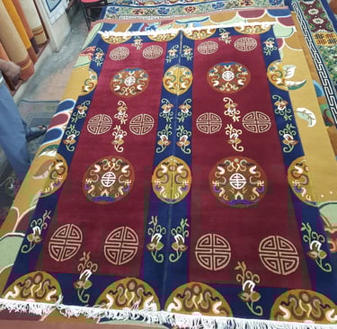 High quality Handmade Carpets: 100-Knot Wool from Nepal