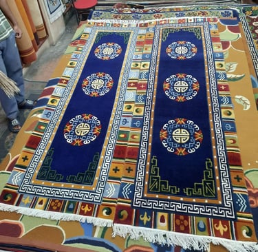 High quality Handmade Carpets: 100-Knot Wool from Nepal