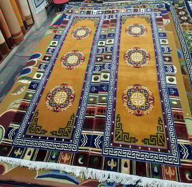 High quality Handmade Carpets: 100-Knot Wool from Nepal