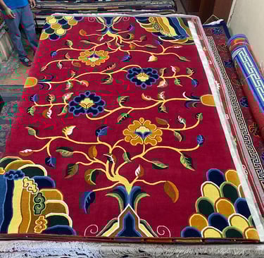 High quality Handmade Carpets: 100-Knot Wool from Nepal