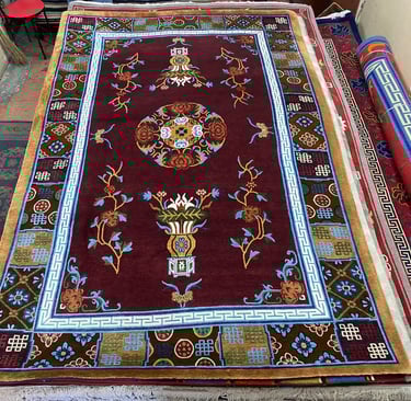 High quality Handmade Carpets: 100-Knot Wool from Nepal