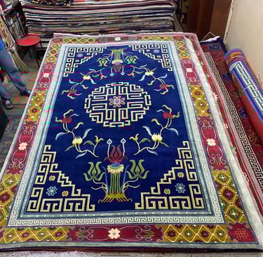 High quality Handmade Carpets: 100-Knot Wool from Nepal