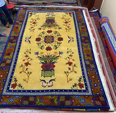 High quality Handmade Carpets: 100-Knot Wool from Nepal