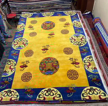 High quality Handmade Carpets: 100-Knot Wool from Nepal