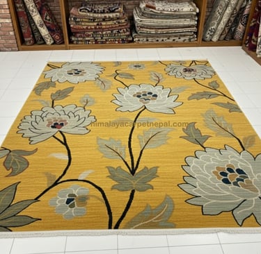 Custom bespoke handmade rugs crafted in Nepal – abstract design-Himalaya Carpet Industries