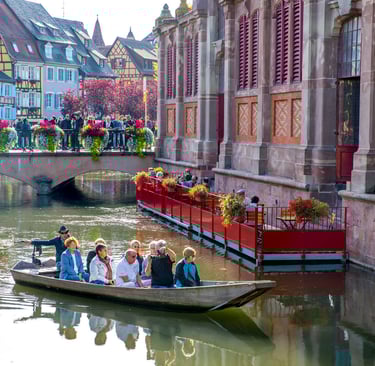 Boat tours in Alsace villages