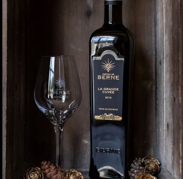 Provence wine red rosé and white