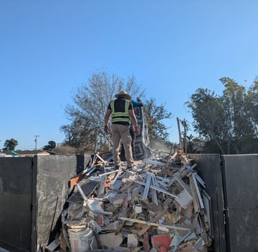 Dumpster Trailer Rental and junk removal