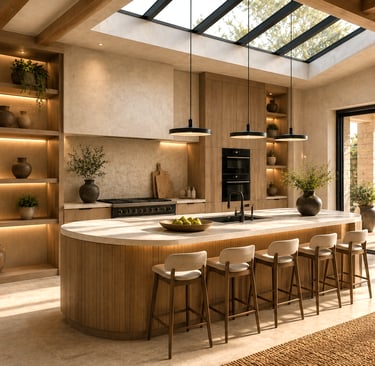Rénovation haut de gamme d'une villa contemporaine à Genève.