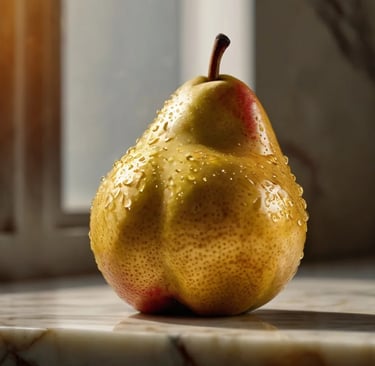 poire fruit avec la peau, fibre alimentaire, recherchesamte.com