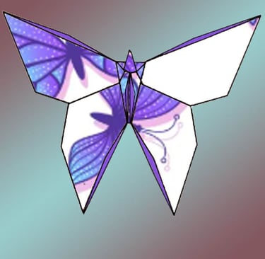 Origami di una Farfallla