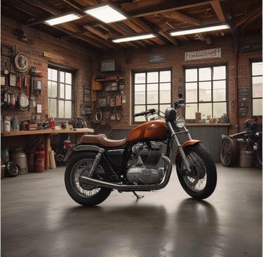 A sleek, customized red sports car is parked indoors. The vehicle features a wide body kit, lowered suspension, and dark tinted windows. It is positioned at an angle, revealing its aggressive styling and prominent rear wheels. The setting appears to be a garage or workshop with industrial lighting and a red beam in the background.