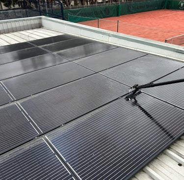 Cleanmax: Professional solar panel cleaning for residential, commercial, and farm installations.